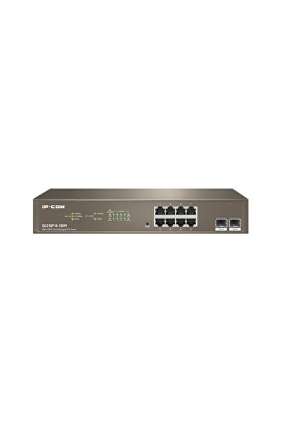 IP-COM Ip-G3310P-8-150W 8 Port 10/100/1000 8 Port Poe 2 X Sfp 150 Watt Cloud ...