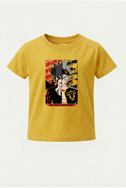 nirvoda Tricou pentru copii Asta Black Clover Tricou pentru copii cu imprimeu