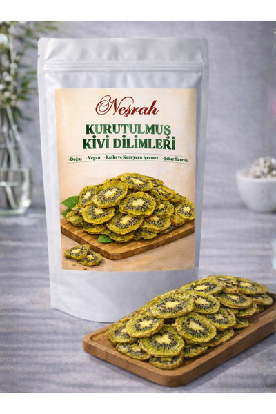 NEŞRAH Premium Quality Dried Fruit Kiwi Slices - Additive-Free, No Added Suga...