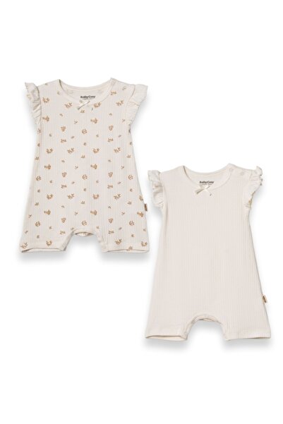 BabyCosy Organic Wear 100% قطن عضوي، طقم من قطعتين للفتيات الصغيرات، أكمام قص...