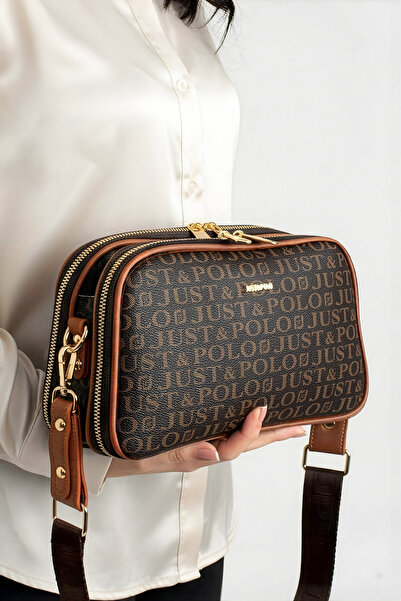 POLO CLUB Women's 5 Compartment Long Crossbody Shoulder Bag (28X17 cm)