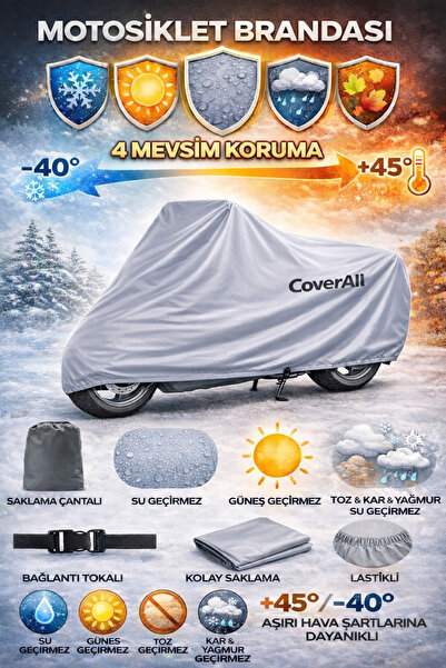 CoverAll Honda NSS250 (Forza 250) Uyumlu Motosiklet Brandası, Motor Örtüsü