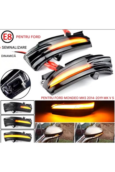 CerCip Semnalizari dinamice oglinda FORD Mondeo MK5 2015-2019, Fusion 2014-20...