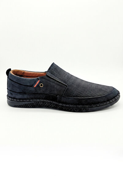 Ekonomik Ayakkabı Men's Black Perforated Slip-On Casual Shoes |   Breathable ...