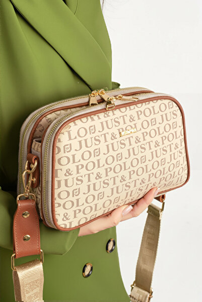 POLO CLUB Women's 5 Compartment Long Crossbody Shoulder Bag (28X17 cm)