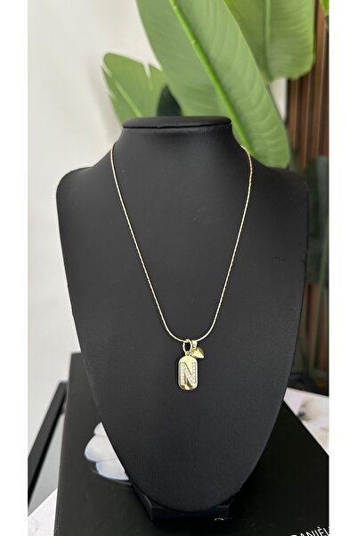 Rüya N Letter Charm Necklace