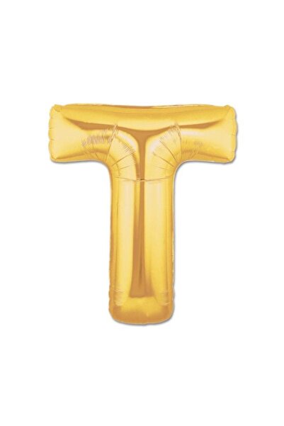 Epilons Gold Yellow Foil Letter Balloon 1 Meter