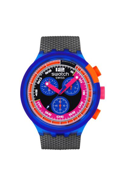 Swatch Neon Party to the Max Sb06N102 Unisex Wristwatch