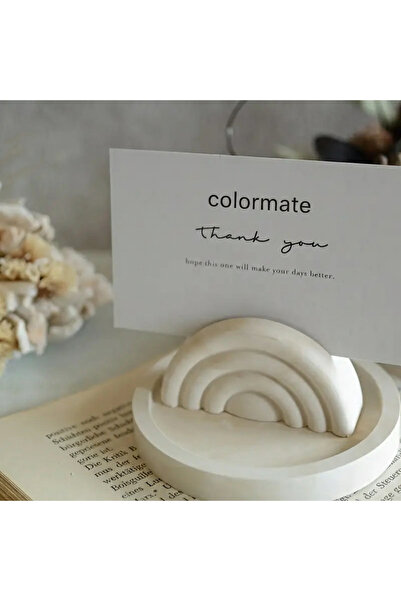 COLORMATE Gökkuşağı Notluk, Fotoğraf Ve Kart Tutucu, Not Tutucu Düğün Isim Tu...