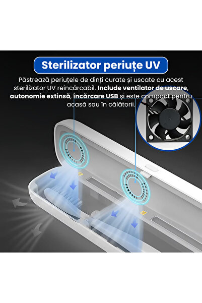 OEM Portable UV toothbrush sterilizer with drying function.