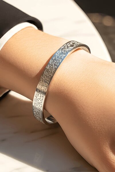 vera noa jewelry سوار أيتيل كورسي قابل للتعديل من الفولاذ الذهبي / الفضي