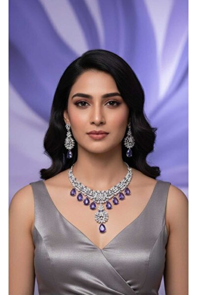 Arjwan Accessories طقم إكسسوارات مجوهرات نسائية مذهل