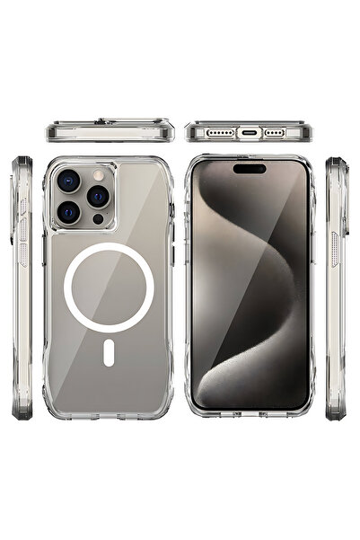Armor Protective case - iPhone 13 Pro Max - Sheer - Magnetic - MagSafe - Cover