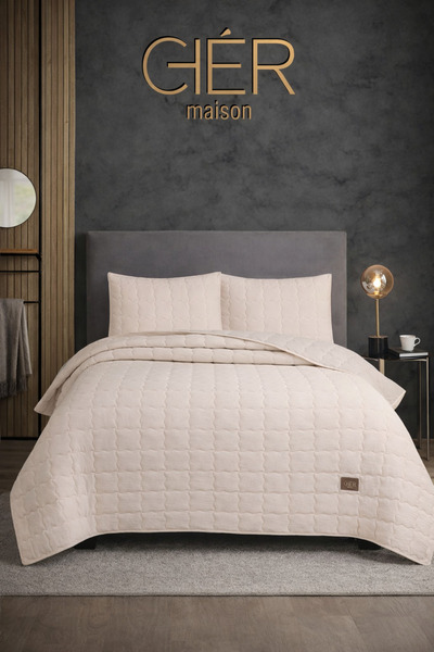 Bikaya Home Cher Double Bed Cover Set |   240X260 cm |   Stylish & Minimalist...