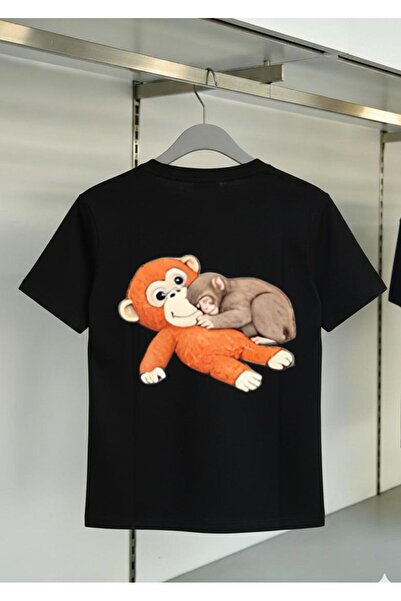playwear Gündem Tricou Cute Mother Love Monkey BACK V 1 cu imprimeu Regular F...