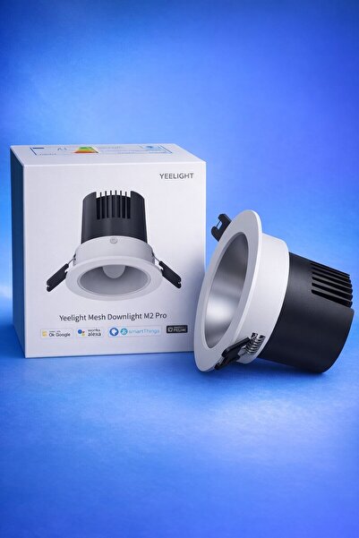 Yeelight M2 Mesh Akıllı Gömme Spot - Kısılabilir, Ayarlanabilir Renk Sıcaklığ...
