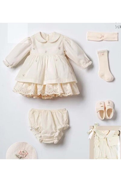 Moonstar Baby Girl Set Ecru