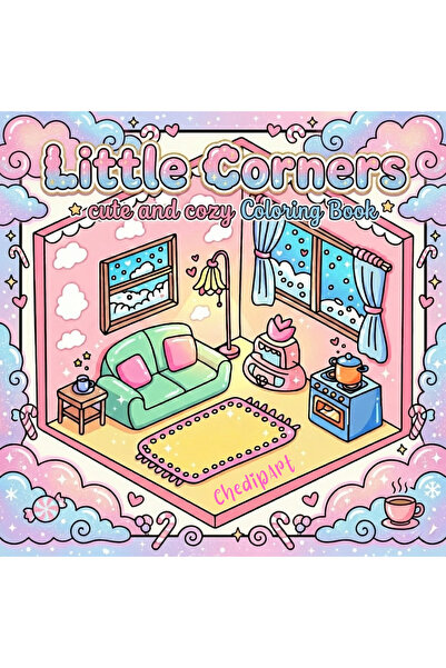 M&H Coloring Little Corners - 21x21 cm Boyama Kitabı, Çocuk ve Yetişkinler için