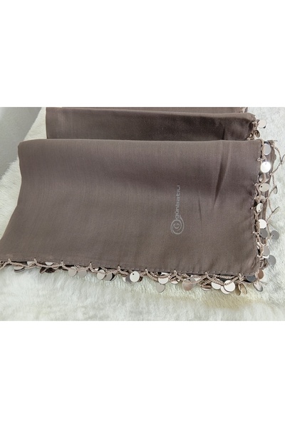 hoaryage El Emeği Plastik Pullu Yazma ,tülbent Yemeni, Fular ,4 Kenar Oyalı