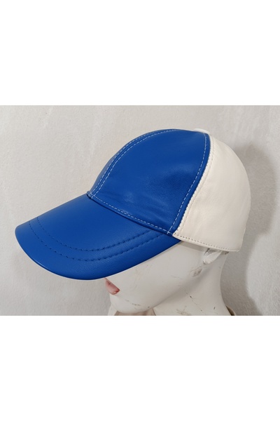 hoaryage Καπέλο μπέιζμπολ από γνήσιο σουέτ από δέρμα αρνιού