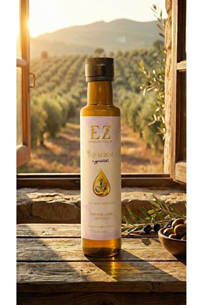 EZ ErdekZeytinlik Şef Serisi Sarımsak Çeşnili Zeytinyağı 250 mL