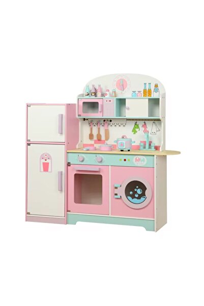Playtime مطبخ ألعاب خشبي سعيد