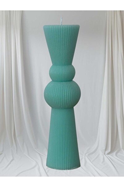 kasa Lumanarilor Lumanare Clepsidra H-27 cm D - 6cm , Verde