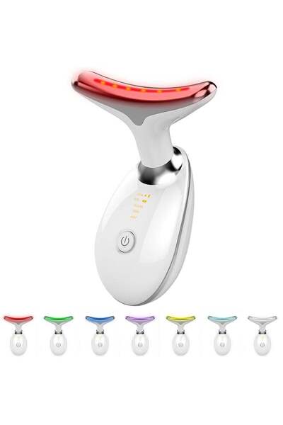 Beauty جهاز للوجه والرقبة، أداة متعددة الوظائف للعناية ببشرة الوجه، مدلك للوج...