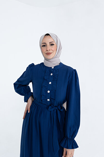 luazul Ruffled Nada Dress