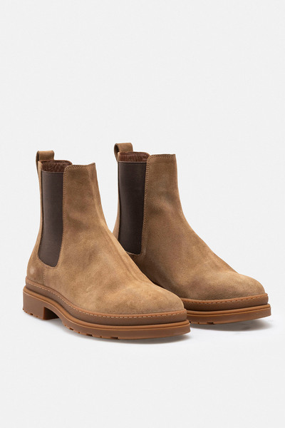 RUJO Verona El Yapımı Hakiki Süet Deri Erkek Chelsea Bot