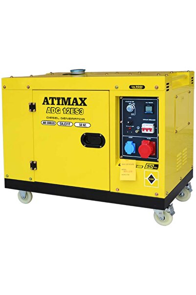 Atımax ADG 12 ES3 Trifaze 10 kVa Dizel Kabinli Marşlı Jeneratör