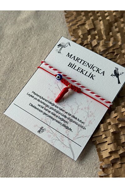 Sfenks. Marteniçka Bracelet – with Evil Eye Beads & Italian Pepper Detail