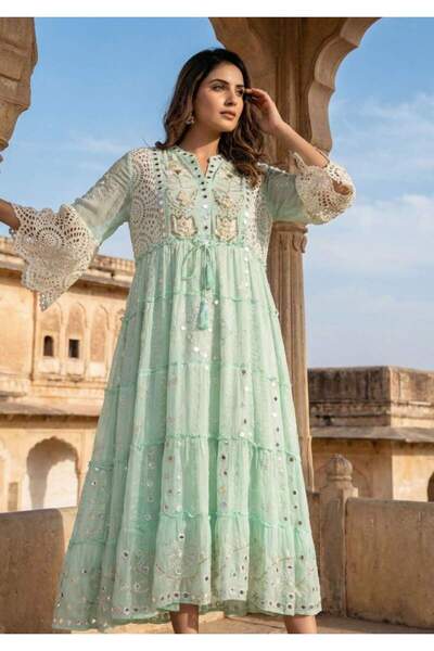 FeteRL MEHAK LONG TUNIC Mint