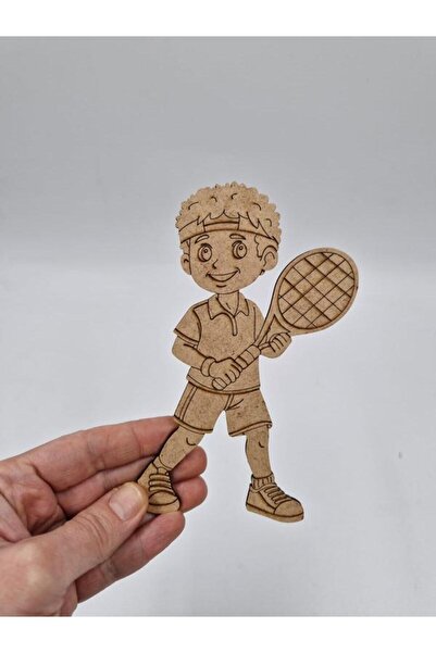 Mu Art Ahşap 10 قطع من فروع التنس الخشبية الملونة سلسلة رقم 3 تنس مونتيسوري 1...