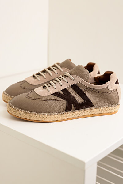 by selvi Lukka Shoes Genuine Leather Chester Vision Lace-Up Sports Espadrille