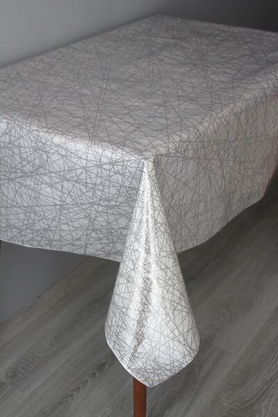 DDHOME Husă de masă din PVC transparentă, anti-alunecare, ștergabilă, Mlssa-Ç...