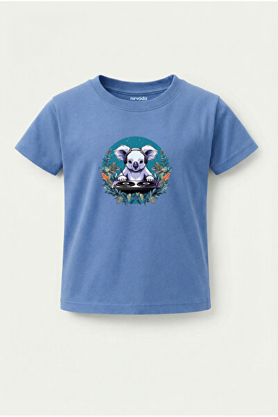 nirvoda Детска тениска с принт DJ Koala Детска тениска