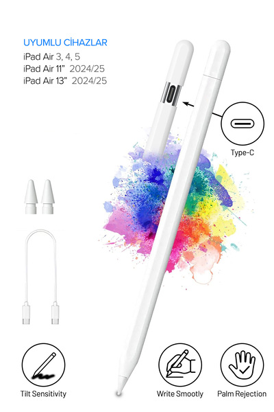 Nezih Case Type-C Stylus Pen with Palm Rejection and Tilt Sensitivity Compati...