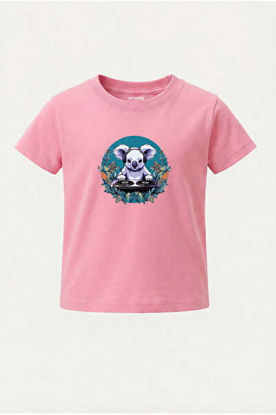 nirvoda Детска тениска с принт DJ Koala Детска тениска