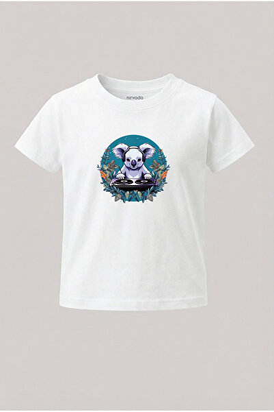 nirvoda Детска тениска с принт DJ Koala Детска тениска