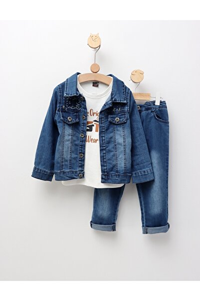 MiniKids Boston Boy blue jeans set 116 (5-6 years)