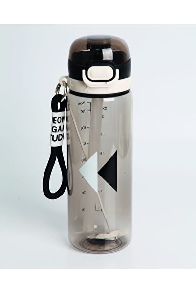 The Bottle Bentopia 750 ml Okul Su Matarası Pipetli ve Pipetsiz Kullanım