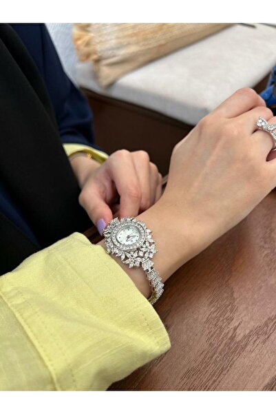 Louis Nice Louis Nice women's watch, zircon steel, silver