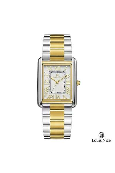 Louis Nice Louis Nice men's steel watch, silver and gold