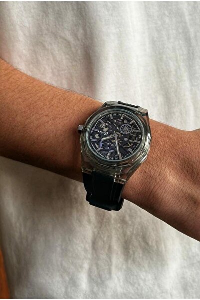 Cotier Couture men's watch, black silicone