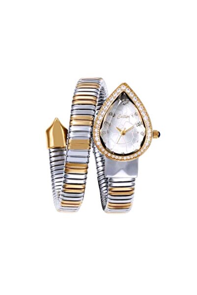 Cotier Elegant women's watch in silver and gold