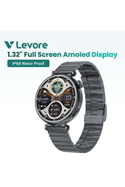 Levore Smart Watch 1.32" Full Screen Amoled Display