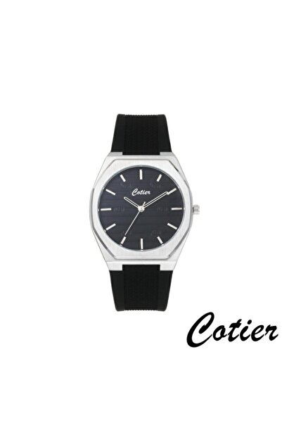 Cotier ساعة رجالية كوتير سيليكون اسود