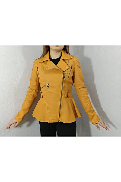 hoaryage Genuine Lambskin Soft Leather, Snake Print Pattern Leather Coat Blaz...