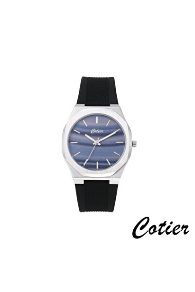 Cotier Couture men's watch, black silicone
